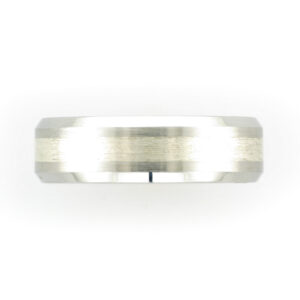 ring is Cobalt and Silver with a 7 millimetre band.