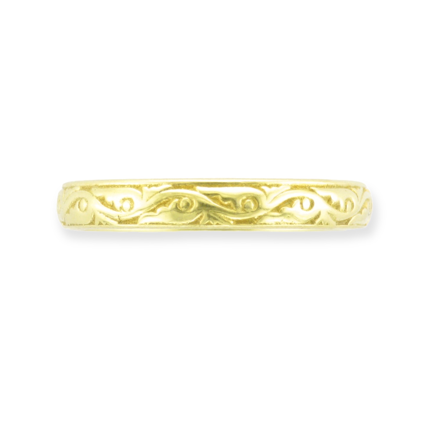 Gold Engraved Ring