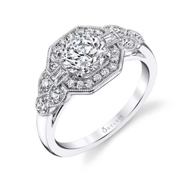 Art Deco Engagement Ring Setting