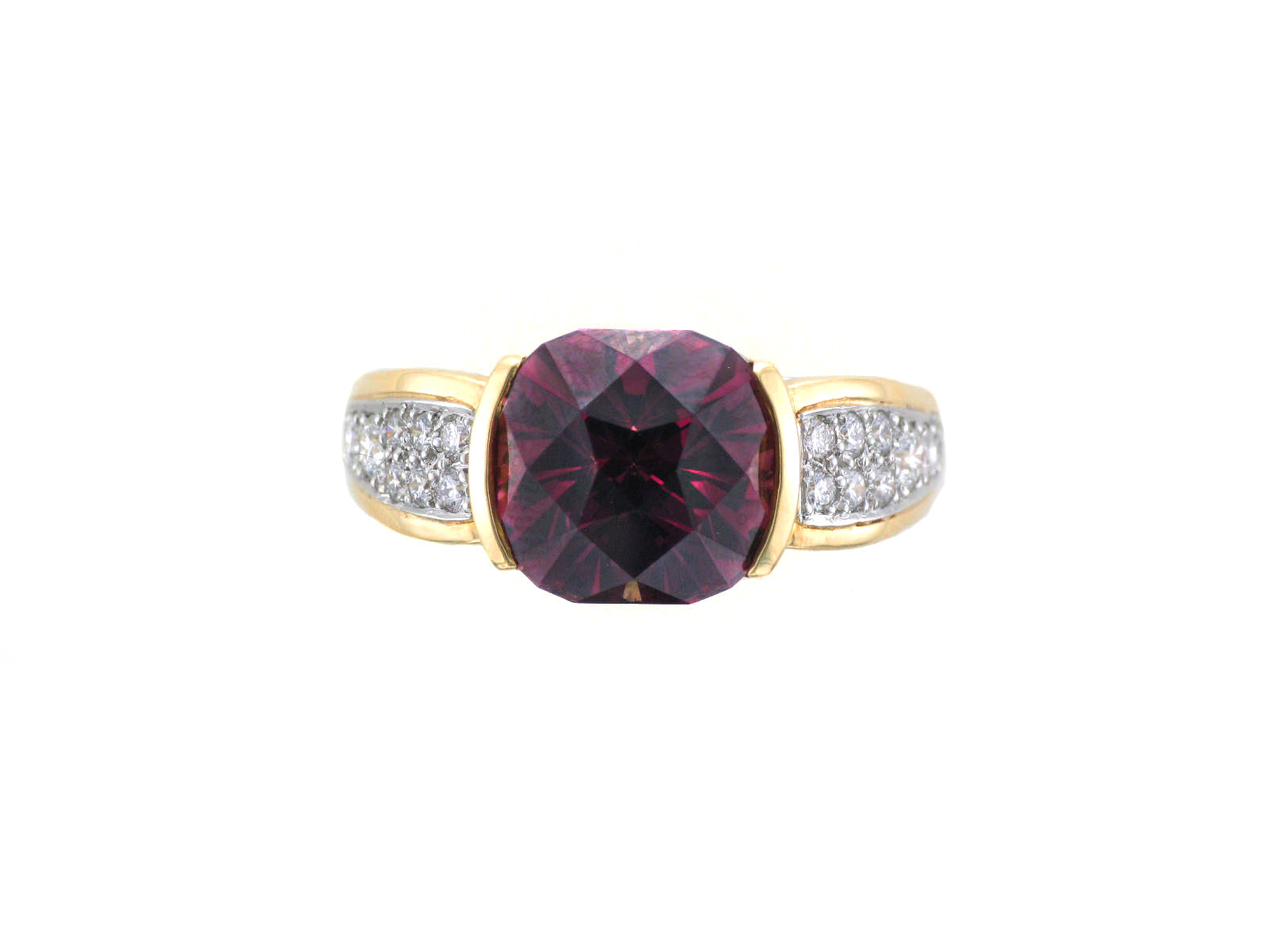 Garnet and Gold Ring