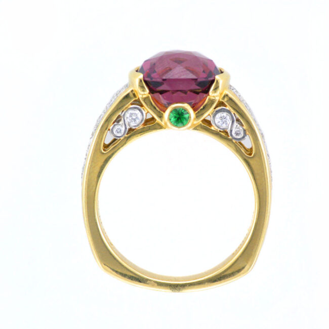 Garnet and Gold Ring