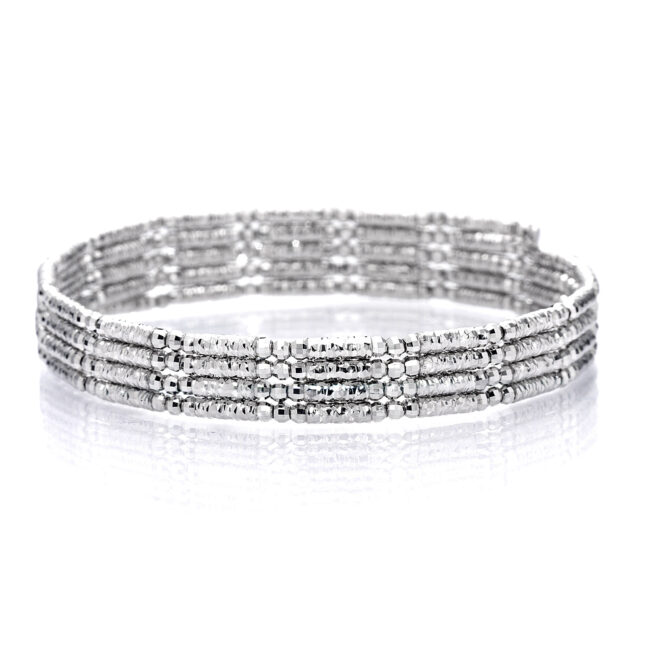 Luna Platinum Convertible Bracelet/Necklace